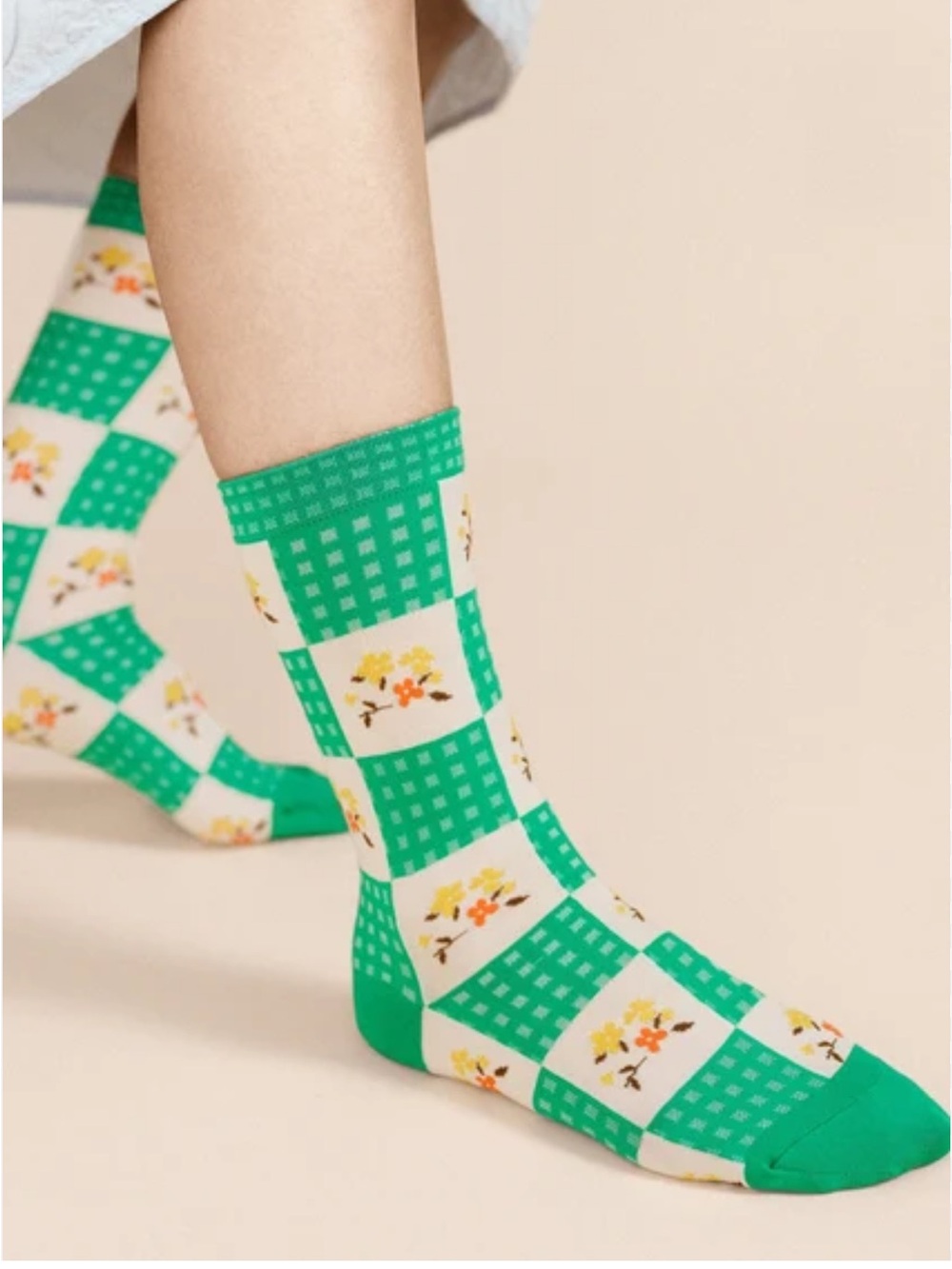 Hansel from Basel Country Gingham Socks New One Size